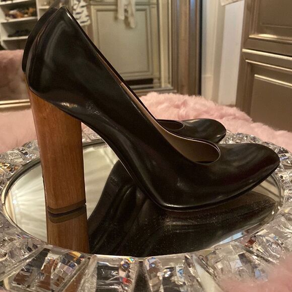 YSL pumps with wooden heel - Picture 2 of 9
